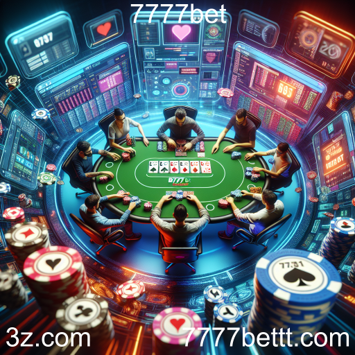 A Emoção do Poker Online no 7777bet